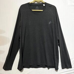 Adidas Shirt Men's 2XL Black Freelift Classic Round Neck Long Sleeve Pullover